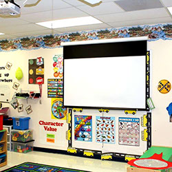 Classroom Screen and Projector Installation